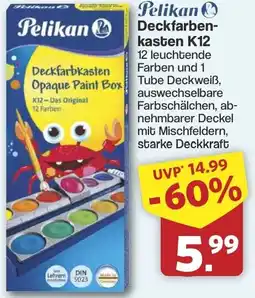 Famila Nord West Pelikan Deckfarbkasten K12 Angebot