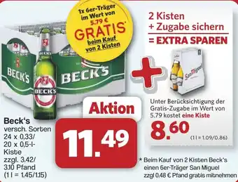 Famila Nord West Beck's Angebot