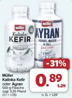 Famila Nord West Müller Kalinka Kefir oder Ayran Angebot