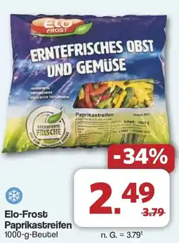 Famila Nord West Elo-Frost Paprikastreifen Angebot