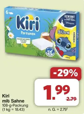Famila Nord West Kiri mit Sahne Angebot