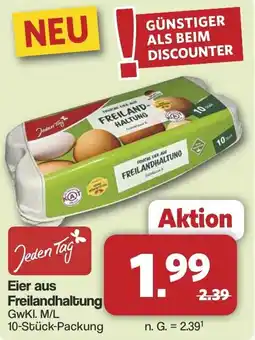 Famila Nord West Jeden Tag Eier aus Freilandhaltung Angebot