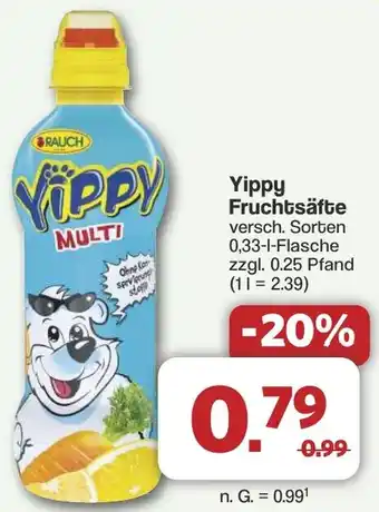 Famila Nord West Yippy Fruchtsäfte Angebot