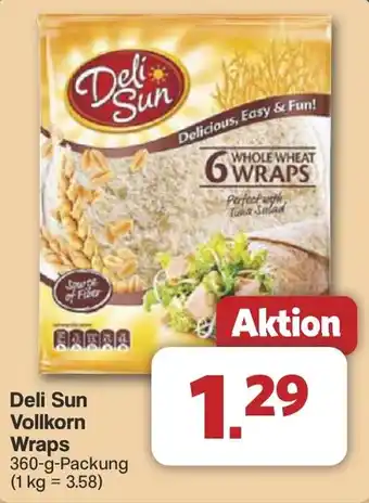 Famila Nord West Deli Sun Vollkorn Wraps Angebot