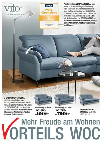 Ostermann Vito 2-sitzer sardena Angebot