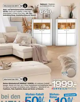 Ostermann Sansibar wohn- und speisezimmersystem vistra Angebot