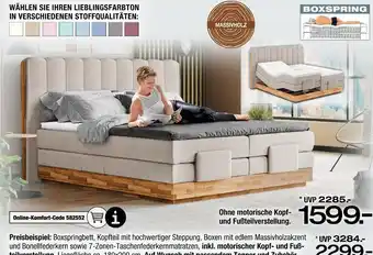 Ostermann Boxspringbett Angebot