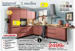 Ostermann Habemat win küche, in rot Angebot