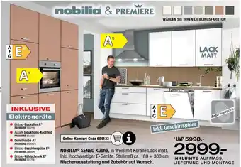 Ostermann Nobilia senso küche Angebot