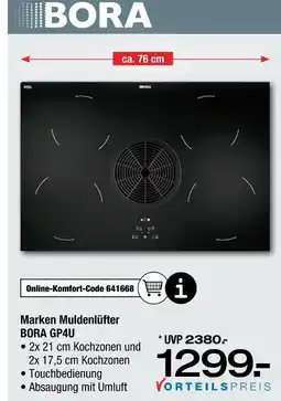 Ostermann Bora marken muldenlüfter bora gp4u Angebot