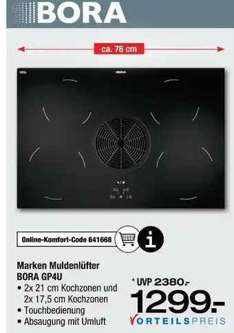 Ostermann Bora marken muldenlüfter bora gp4u Angebot