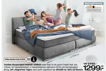 Ostermann Familien-boxspringbett harper sambas Angebot
