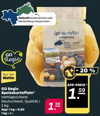 NETTO Go regio speisekartoffeln Angebot