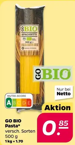 NETTO Go bio pasta Angebot