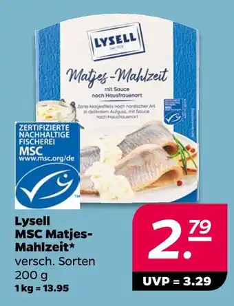 NETTO Lysell msc matjes-mahlzeit Angebot