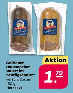 NETTO Golßener hausmacher wurst im schrägschnitt Angebot
