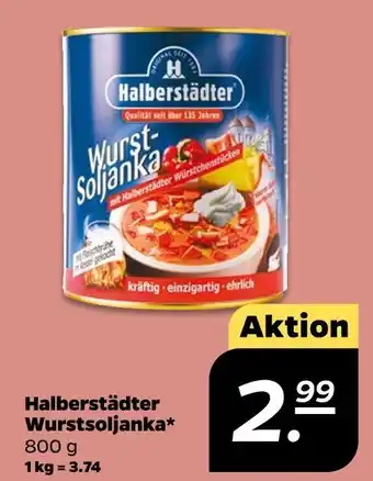 NETTO Halberstädter wurstsoljanka Angebot