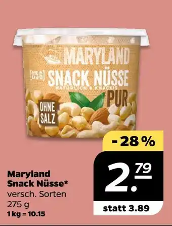NETTO Maryland snack nüsse Angebot
