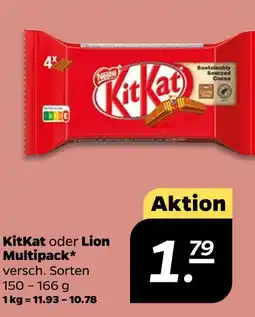 NETTO Nestle kitkat oder lion multipack Angebot