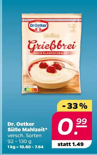 NETTO Dr. oetker süße mahlzeit Angebot