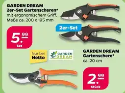 NETTO Garden dream 2er-set gartenscheren Angebot