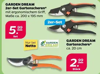 NETTO Garden dream 2er-set gartenscheren Angebot