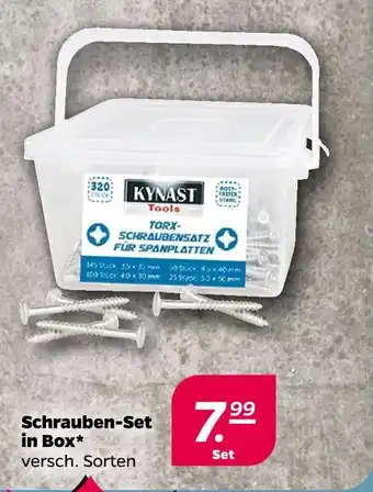 NETTO Kynast tools schrauben-set in box Angebot