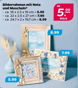 NETTO Bilderrahmen mit netz und muscheln Angebot