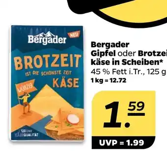 NETTO Bergader gipfel käse in scheiben Angebot