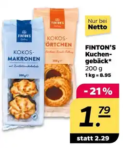 NETTO Finton's kokos-makronen Angebot