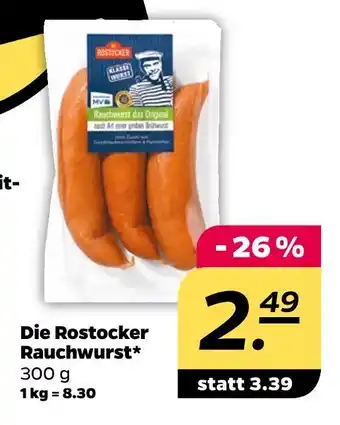NETTO Die rostocker rauchwurst Angebot