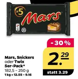 NETTO Mars, snickers oder twix Angebot