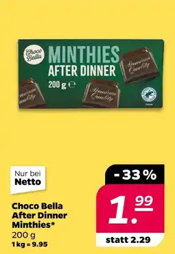 NETTO Choco bella after dinner minthies Angebot
