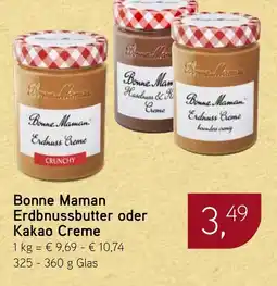 Dornseifer Bonne Maman Erdbnussbutter oder Kakao Creme Angebot