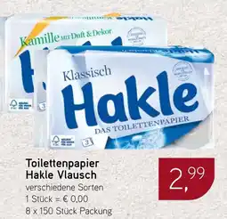 Dornseifer Toilettenpapier Hakle Vlausch Angebot