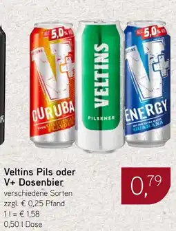 Dornseifer Veltins Pils oder V+ Dosenbier Angebot