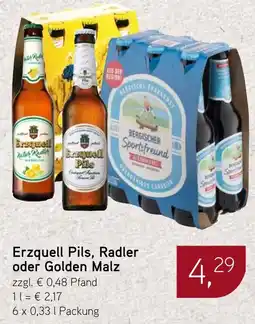 Dornseifer Erzquell Pils, Radler oder Golden Malz Angebot