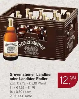 Dornseifer Grevensteiner Landbier oder Landbier Radler Angebot