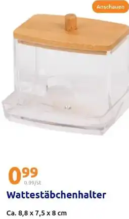 Action Wattestäbchenhalter Angebot