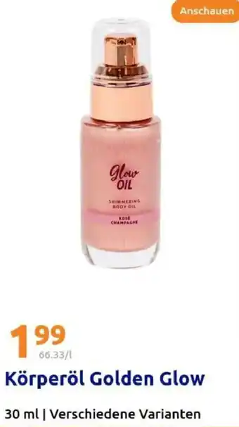 Action Körperöl Golden Glow Angebot