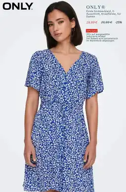 Galeria ONLY Evida Sommerkleid, V-Ausschnitt Angebot