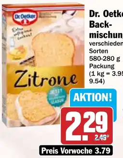 HIT Dr. Oetker Backmischungen Angebot