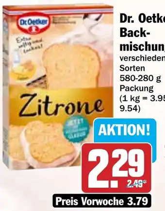 HIT Dr. Oetker Backmischungen Angebot