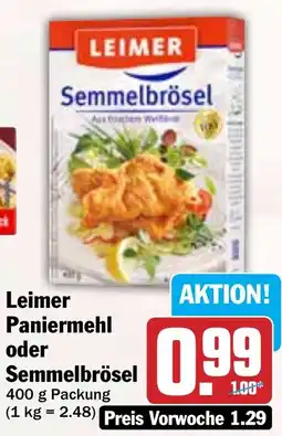 HIT Leimer Paniermehl oder Semmelbrösel Angebot