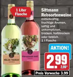 HIT Sittmann Rebsortenweine Angebot