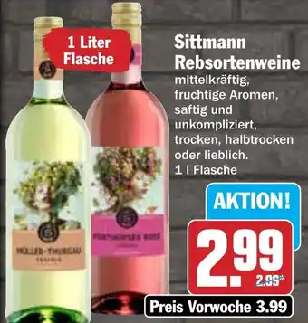 HIT Sittmann Rebsortenweine Angebot