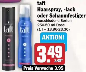 HIT taft Haarspray, -lack oder Schaumfestiger Angebot