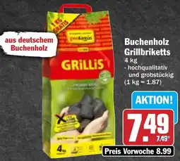 HIT proFagus Buchenholz Grillbriketts Angebot