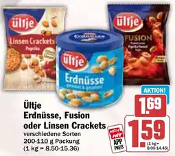 HIT Ültje Erdnüsse, Fusion oder Linsen Crackets Angebot