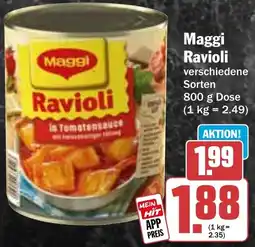 HIT Maggi Ravioli Angebot